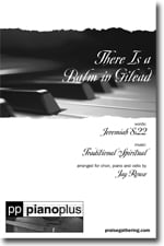 There Is a Balm in Gilead SATB choral sheet music cover